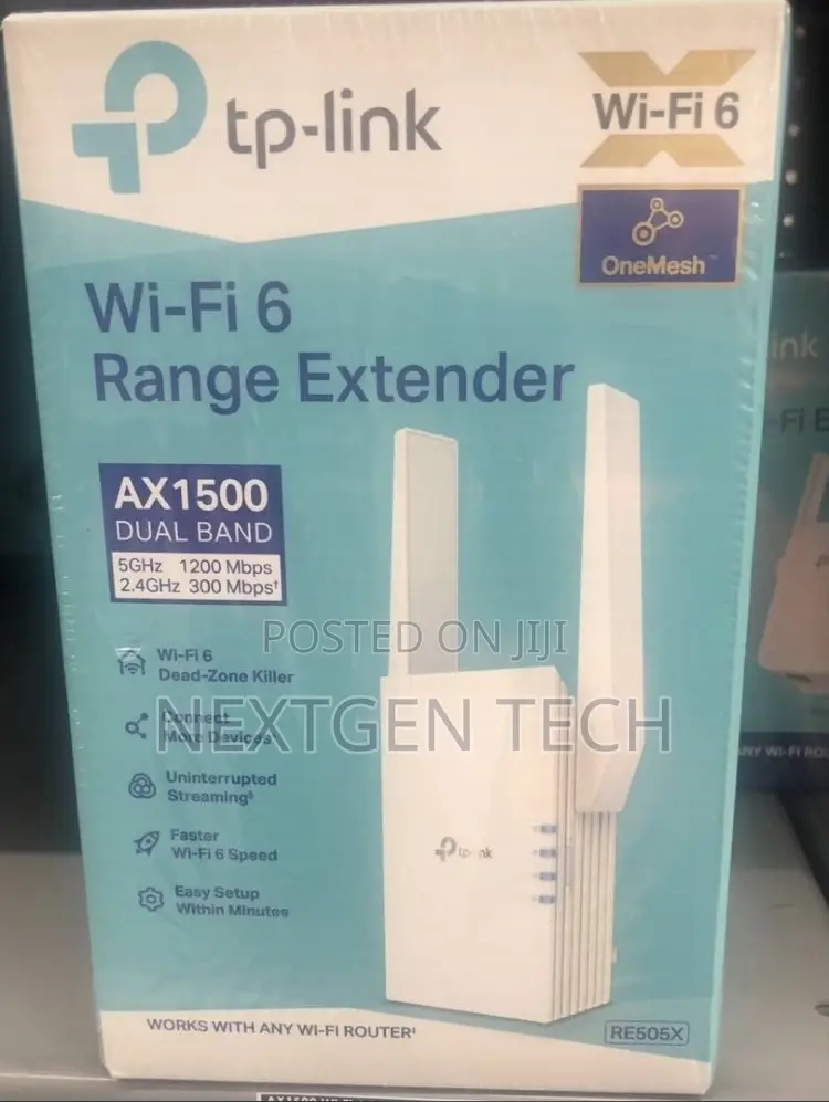 Tp-Link Re505x Ax1500 Wi-Fi 6 Range Extender