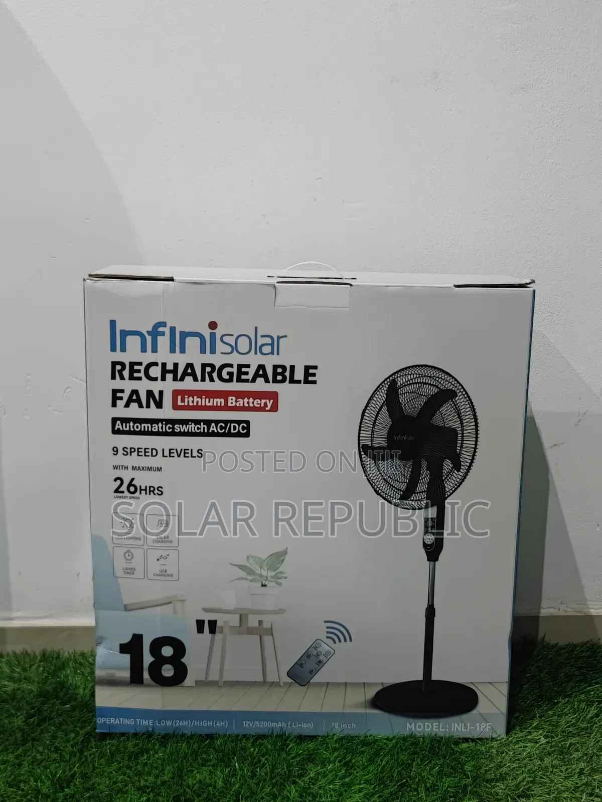Solar Fan 18" Infinisolar