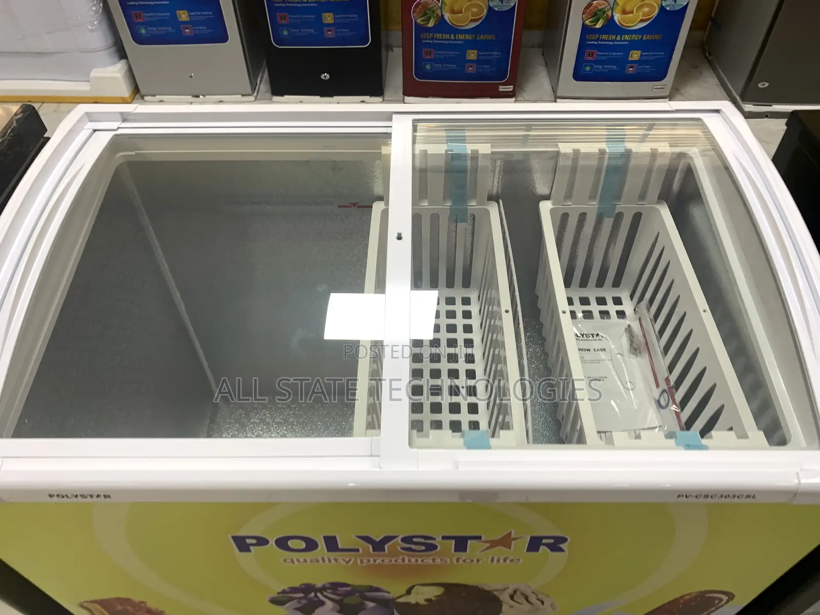 Polystar Showcase Cooler Double Door Model 303csl