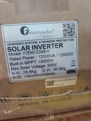 Felicity Hybrid Solar Inverter 12kva 48v