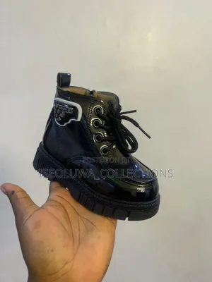 Children’S Glossy Ankle Boot