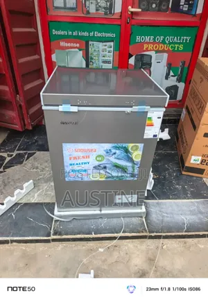Brand New Snowsea 150l Chest Freezer>External Compressor>Silver Colour