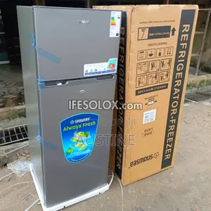Brand New Snowsea 166litter Double Door Refrigerator>Extenal>Silver>