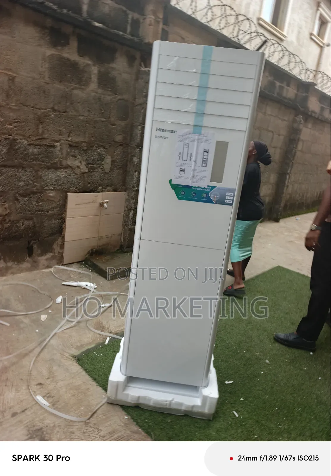Hisense 3-Ton Standing Ac With Power-Saving Inverter System