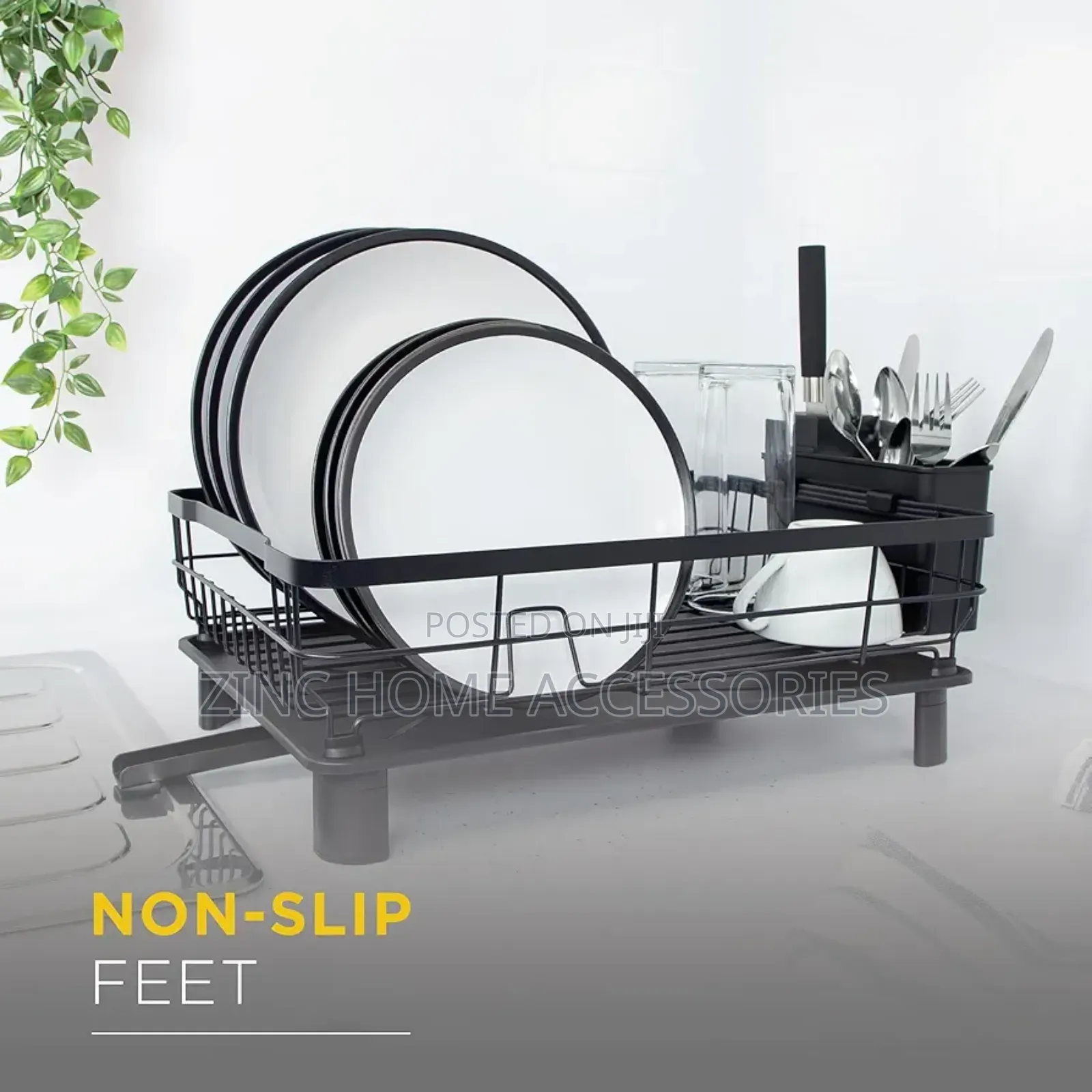 Blackmoor Dish Drainer With Non Slip Feet