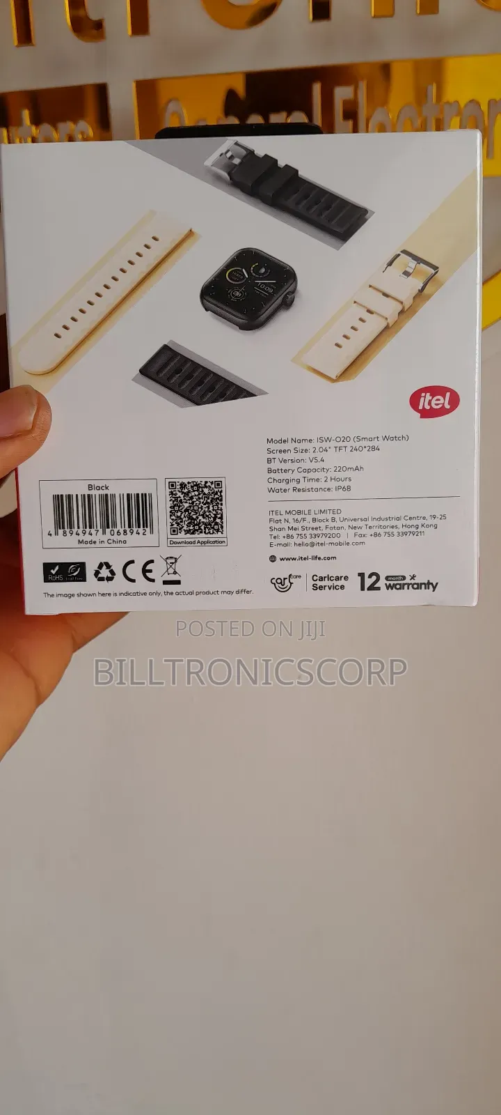 Itel Smart Watch Fit 020