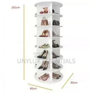 360° Rotating Shoe Rack