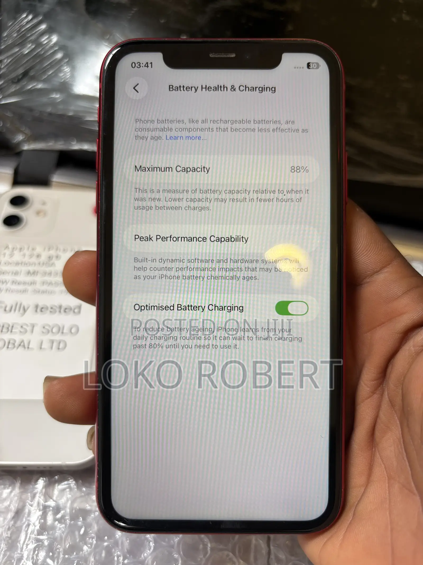 Apple iPhone 11 128 GB Red