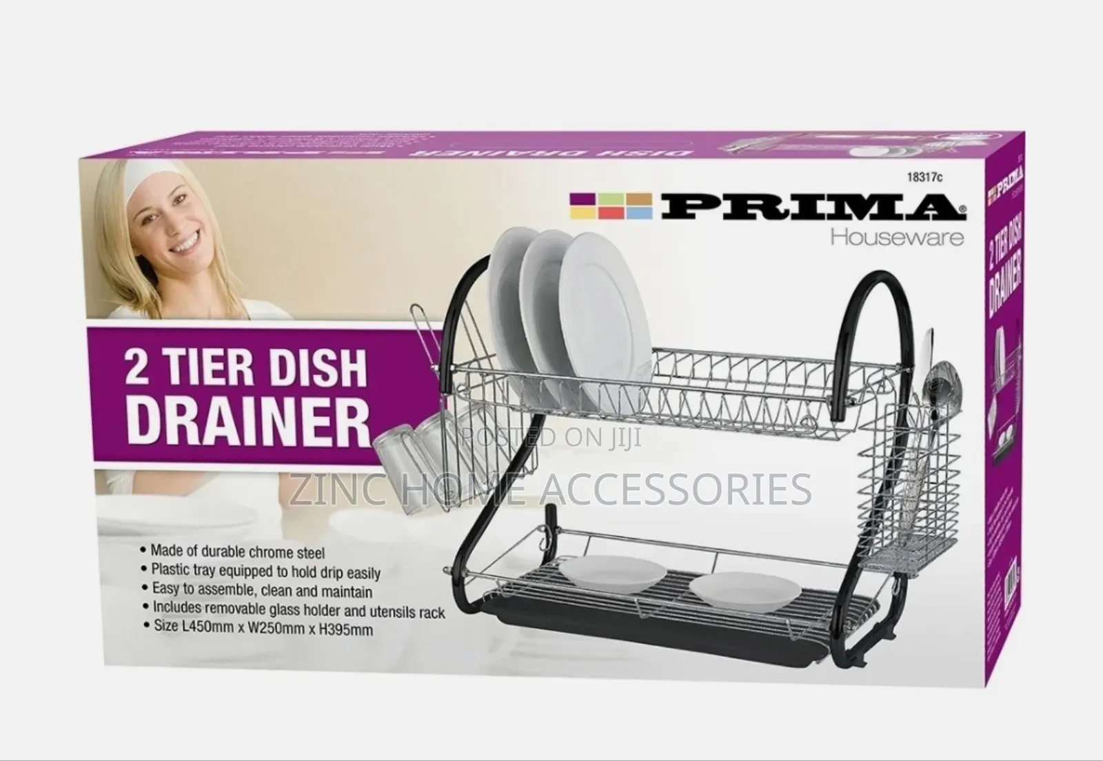 Prima 2 Tier Dish Drainer
