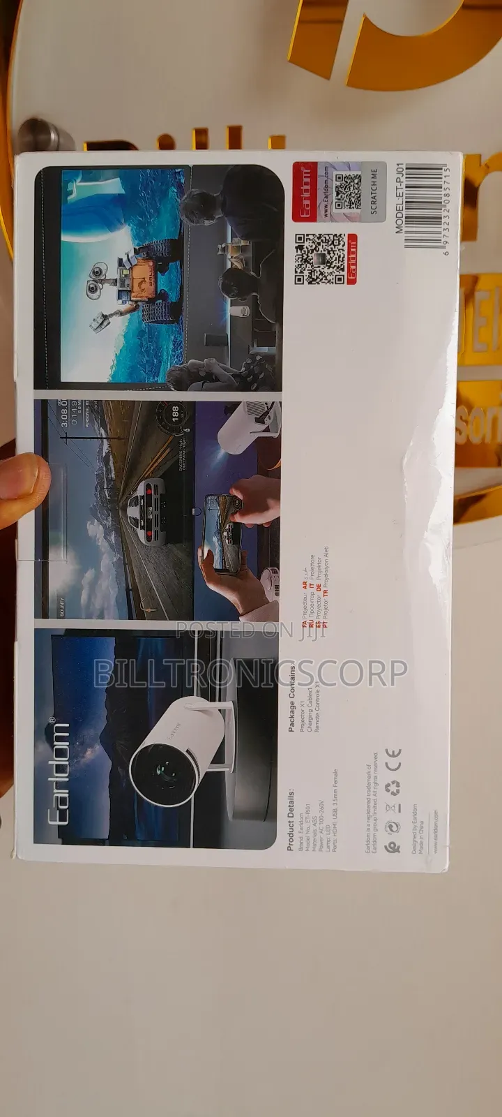 Earldom Ultra Hd Projector