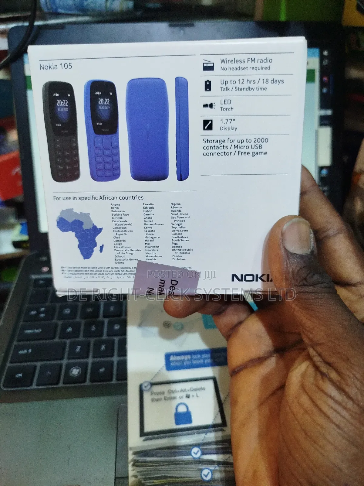 New Nokia 105 Black