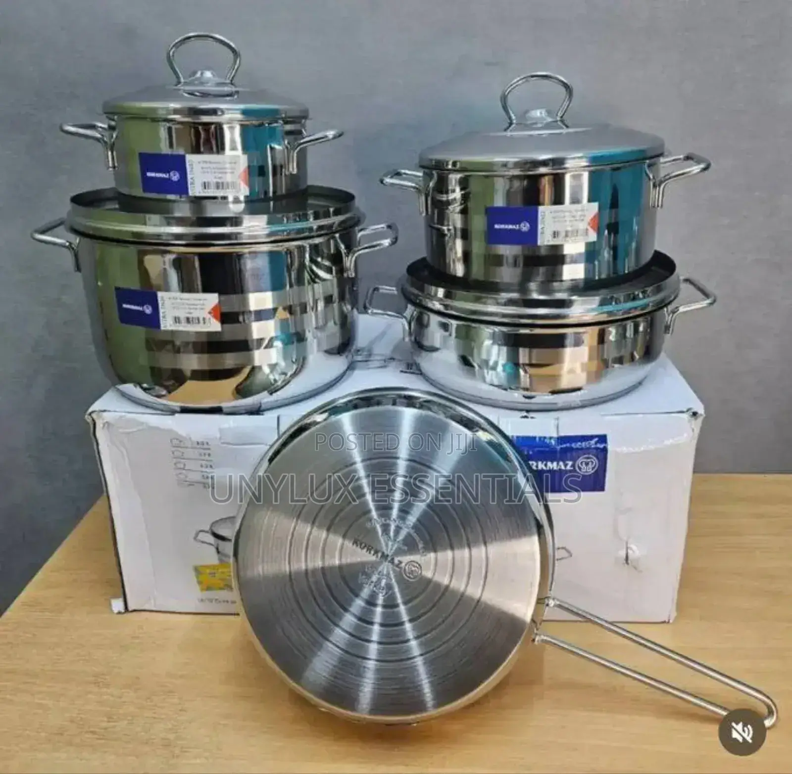 Korkmaz 18/10 Stainless Steel Pot Set in Lagos Island (Eko ...