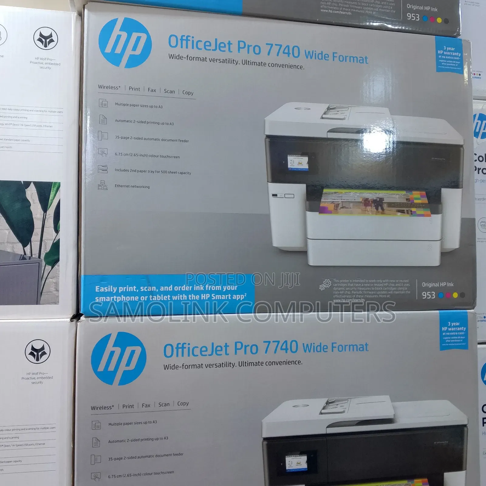 Hp Office Jet 7740 Wide Format All in One Colour Printer