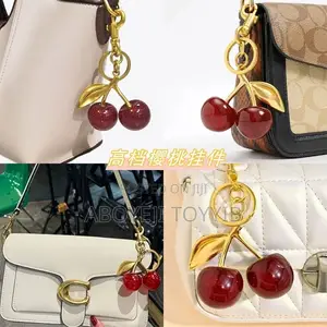 Cherry Key-Holder and Bag