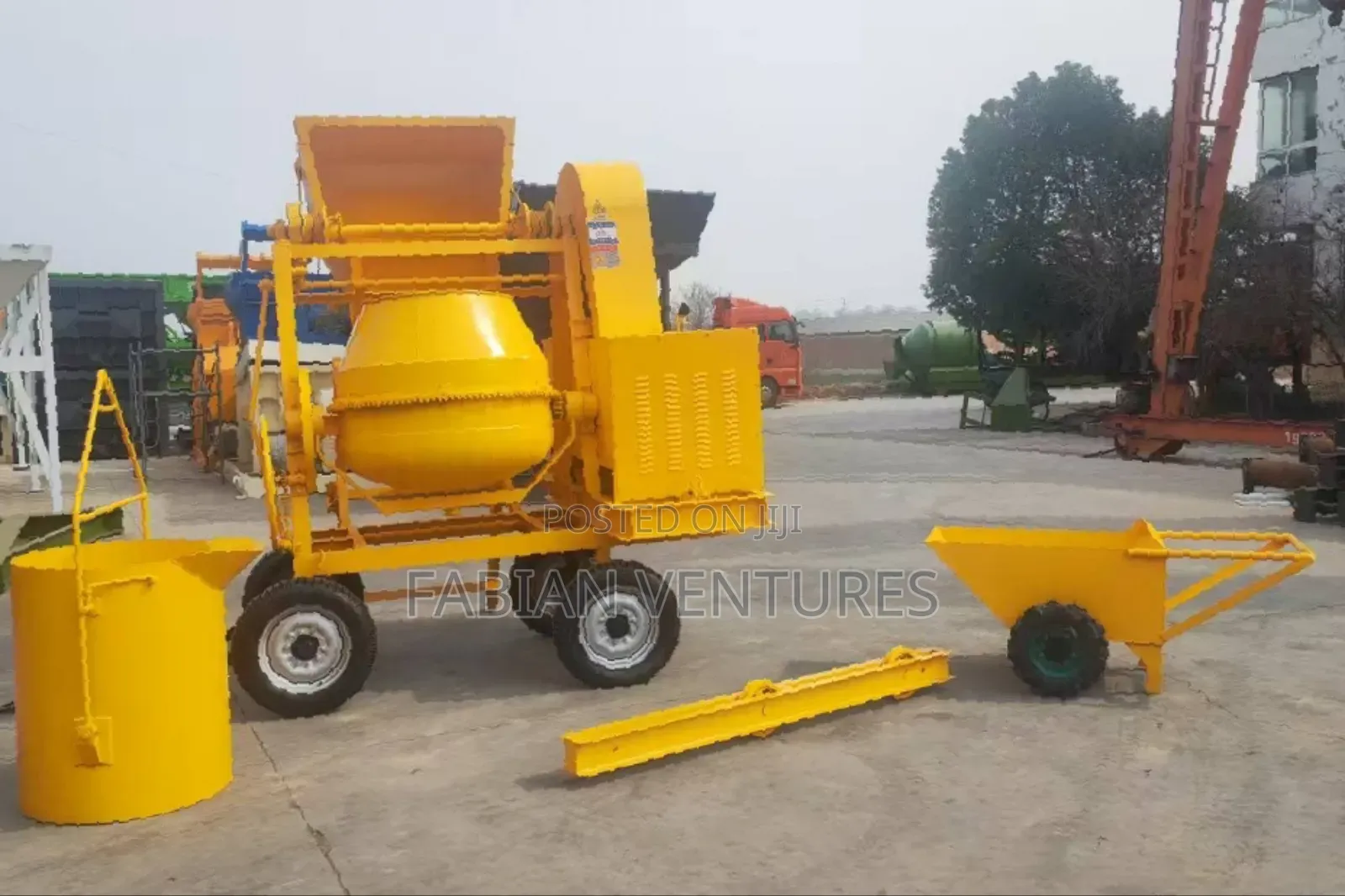 Portable Concrete Mixer.