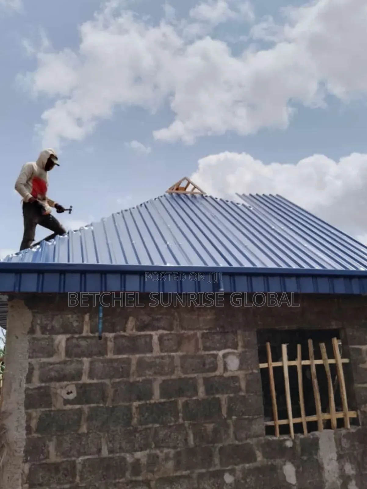 Long Span Aluminum Sheet Navy Blue