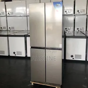Brand New Hisense Side-Side 514l Refrigerator>>4doors>>Silver Colour>