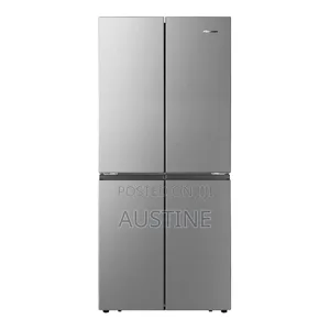 Brand New Hisense Side-Side 514l Refrigerator>>4doors>>Silver Colour>