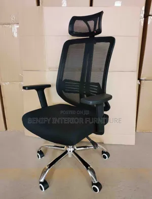 Adjustable Arms, Mesh, Black Executive Ergonomic Office Chair