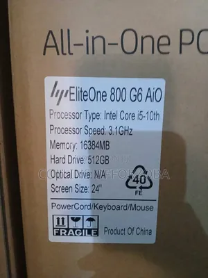 New Desktop Computer HP EliteOne 800 G6 16GB Intel Core I5 SSD 512GB