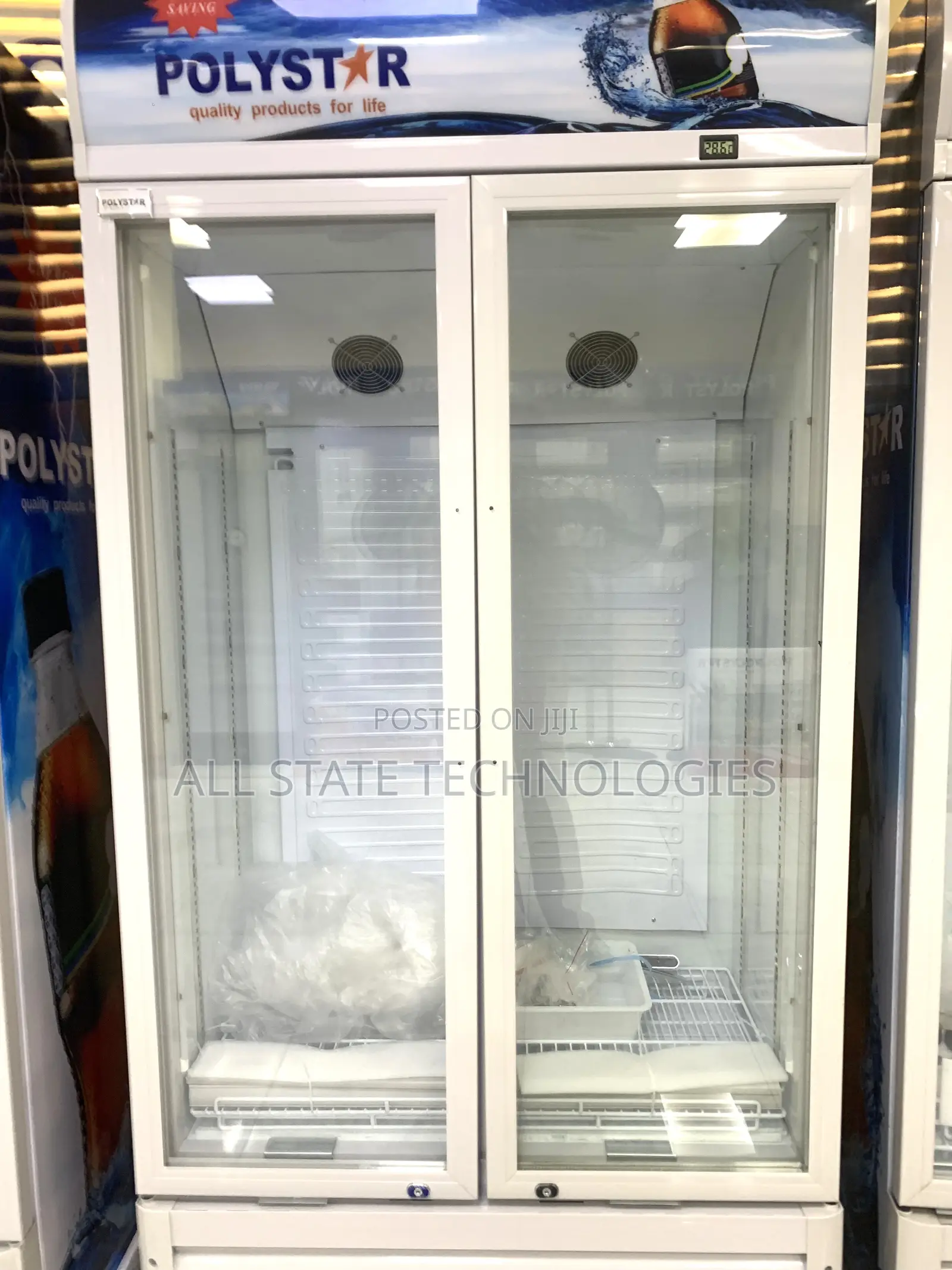 Polystar Pv-Sc495csl Dual Door Cooling Display Unit