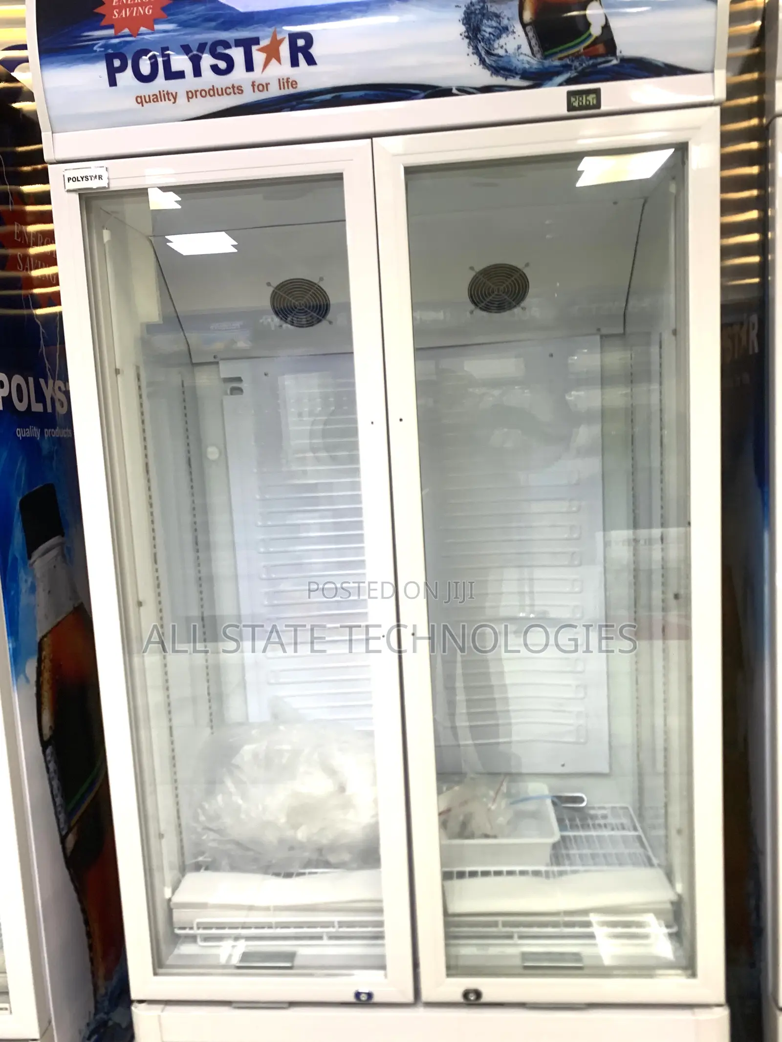 Polystar 363l Professional Drink Display Refrigerator