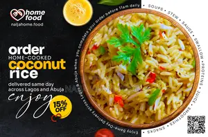 Order Bulk Coconut Rice From Naija Home Food Across Lagos and Abuja
