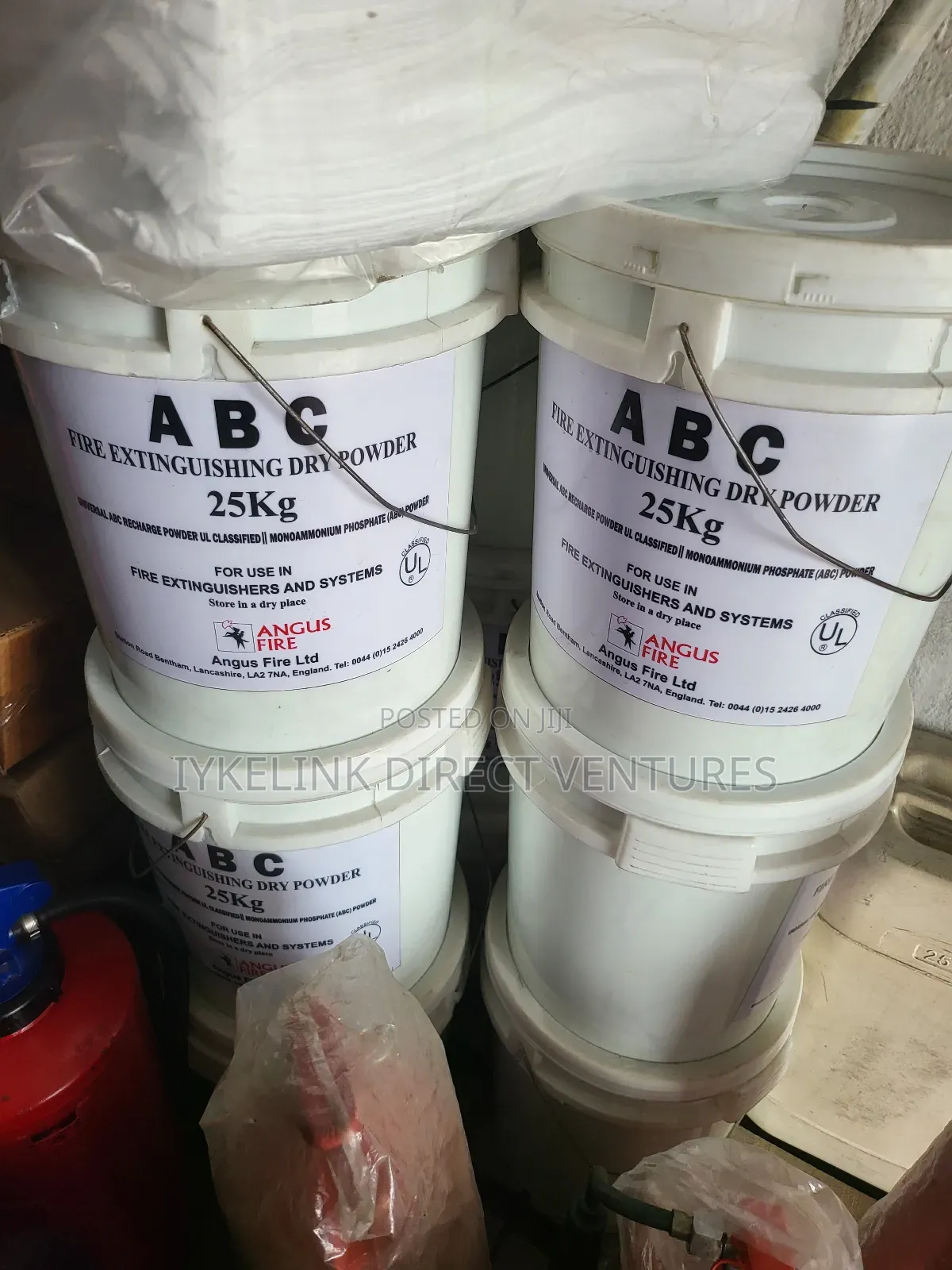 Angus Fire Abc Fire Extinguishing Dry Powder.