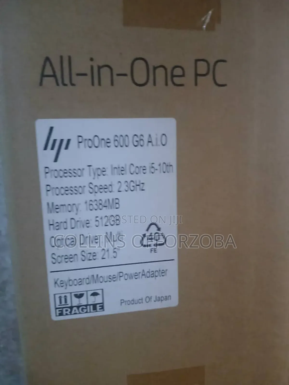 New Desktop Computer HP ProOne 600 16GB Intel Core I5 SSD 512GB