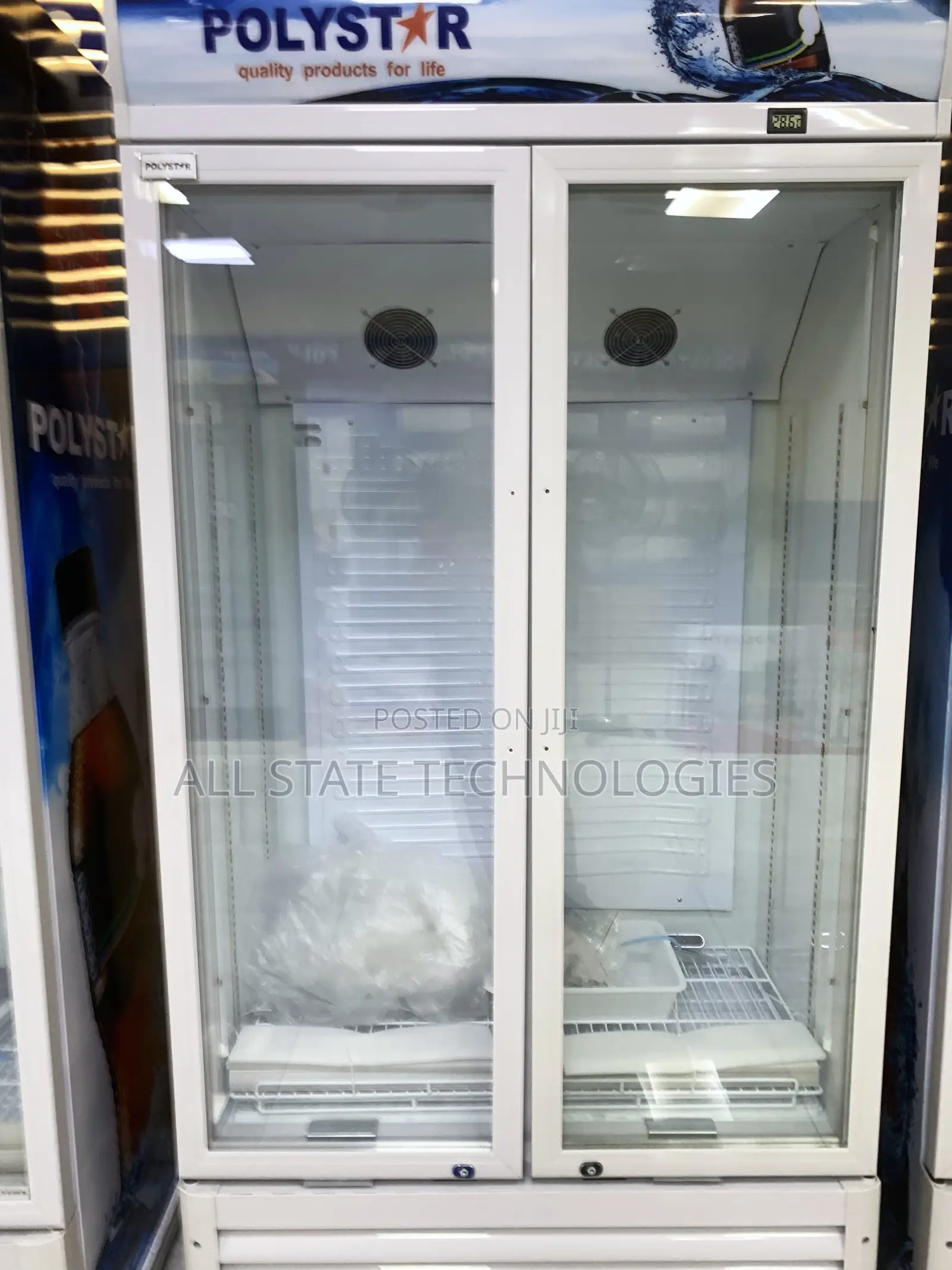Polystar 363l Display Cooler With Adjustable Shelves