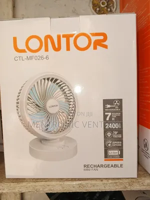 Lontor Rechargeable Mini Fan