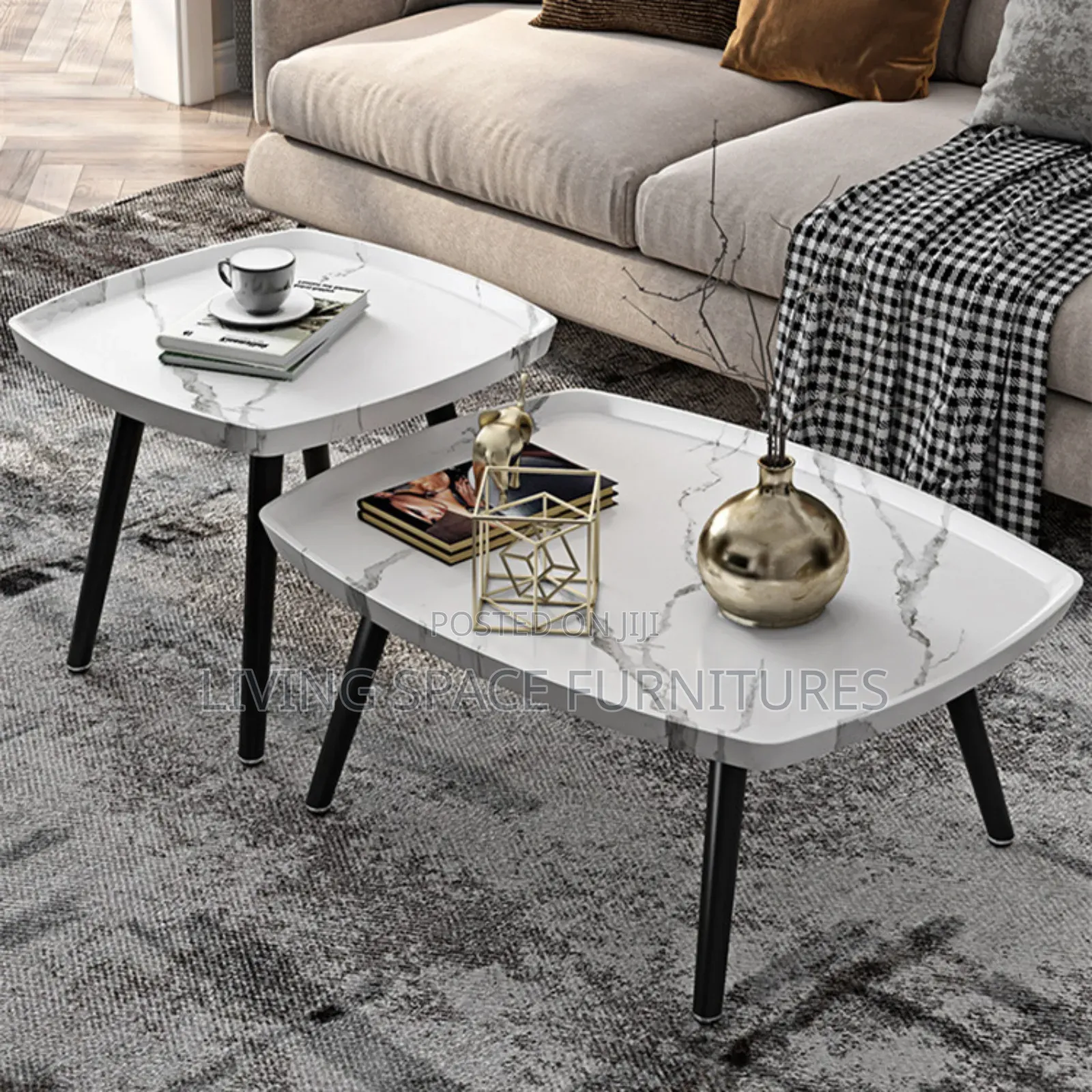 High-Quality Wooden Center Table Set