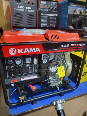 Kama Kde6500ew Air-Cooled Diesel Generating and Welding Set.