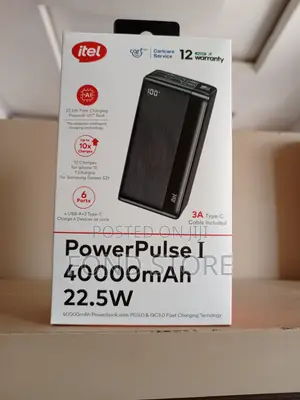 Itel Powerpulse I 4000mah Powerbank 22.5w