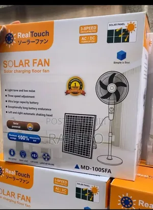 Real Touch Solar Fan 16 Inches