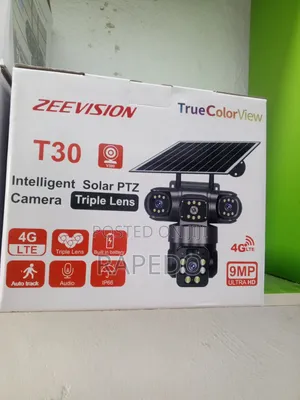 Solar 3 Lens CCTV Camera
