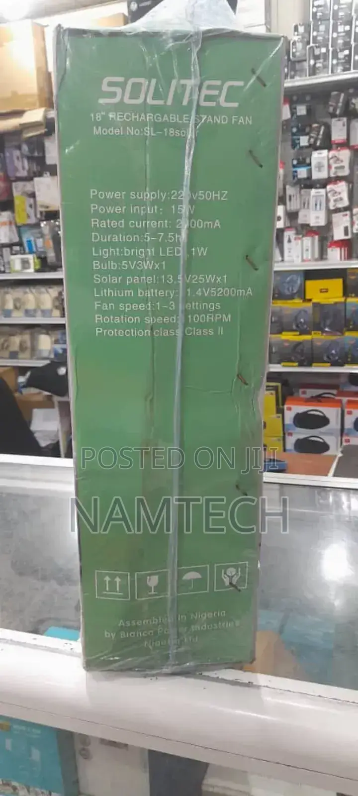 Solitec 18" Standing Fan