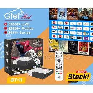 Gtel Red G11 Andrioid Gtel Tv Box With 20000+ Free Tv Channels - 