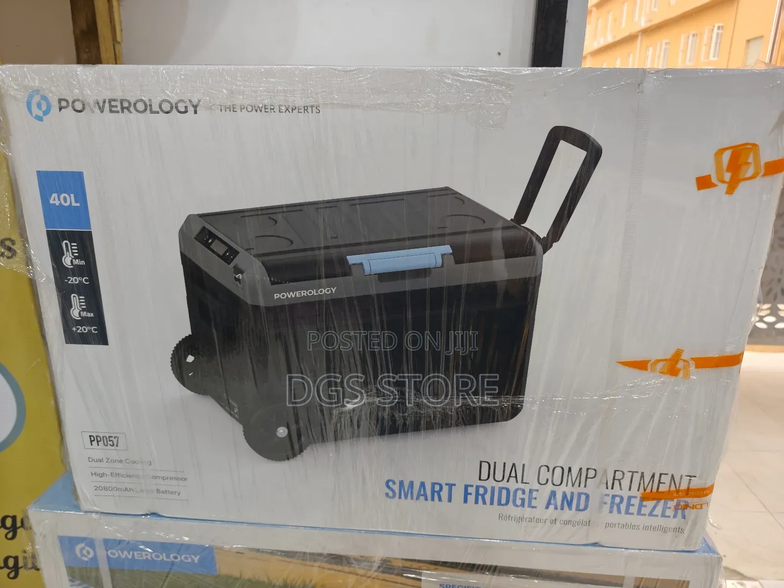 Powerology Pp057 Dual Compartment Smart Fridge Freezer 40l