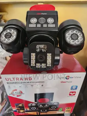 View Point 4g Rotational Cctv Cam Complete 3 Lens 12mp