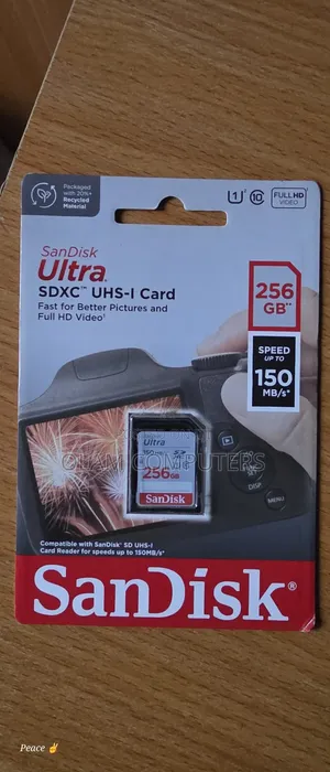 Sandisk Ultra SDXC Uhs-I Card 256gb