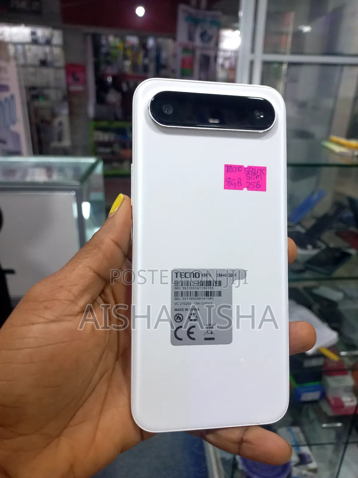 Tecno Spark Slim 256 GB White