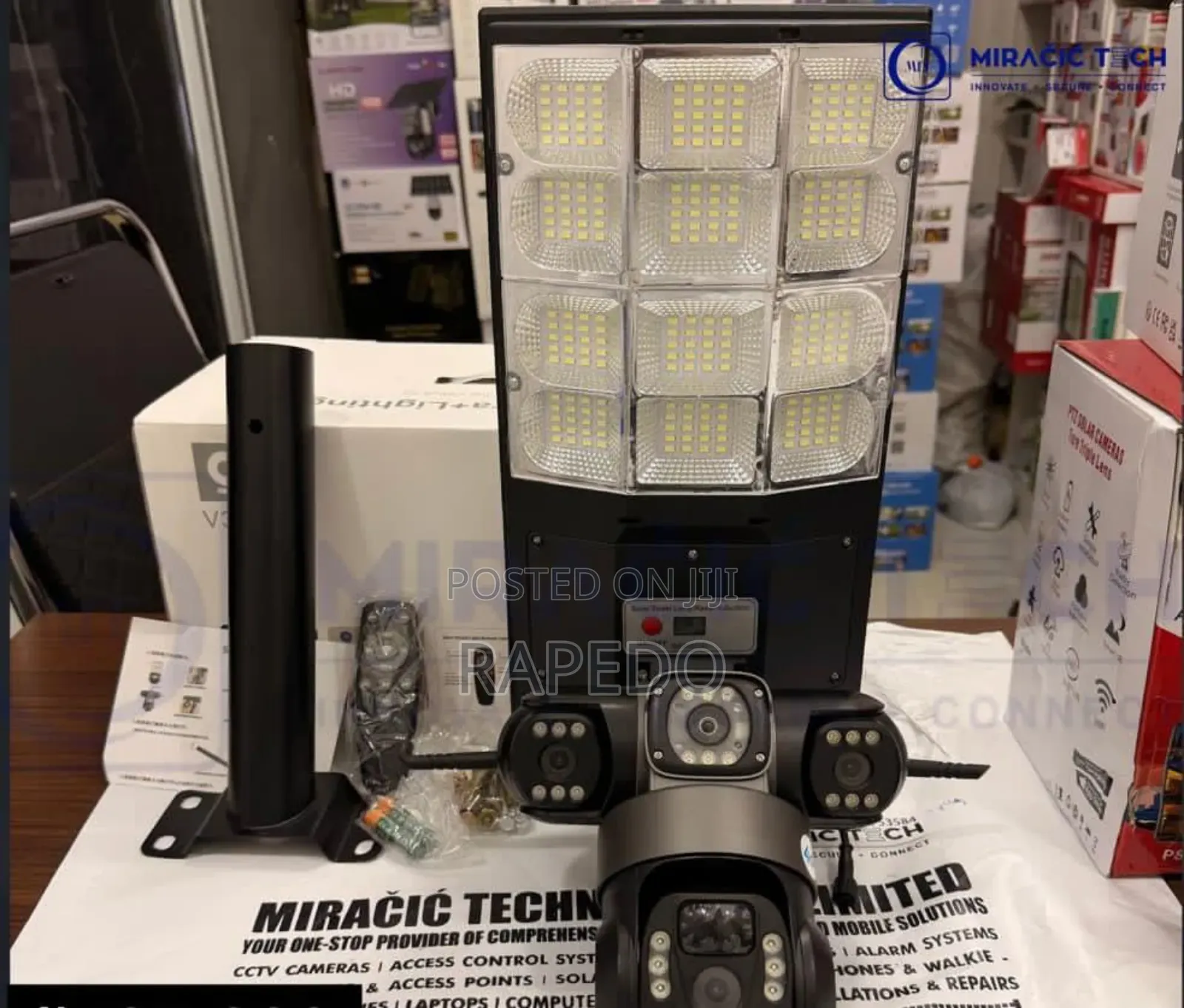 12 Eye Solar Lights Camera
