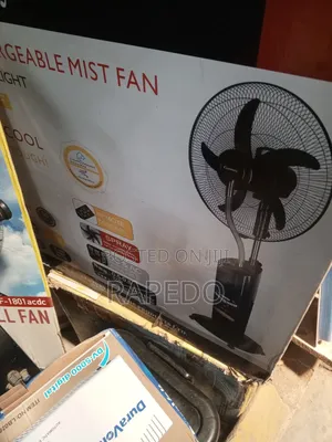 Dc/Ac Rechargeable Mist Fan