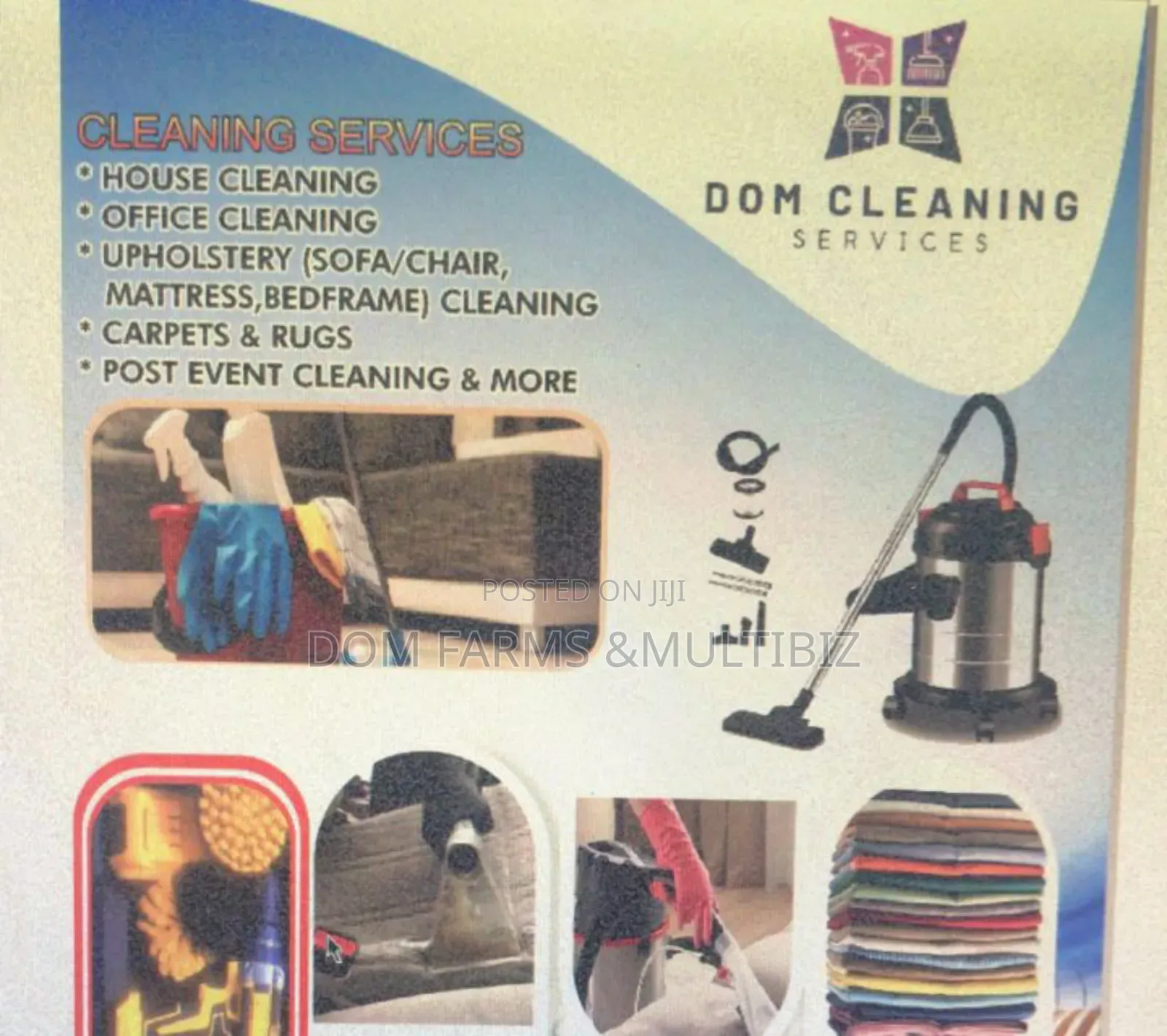 Upholstery and House Cleaning
