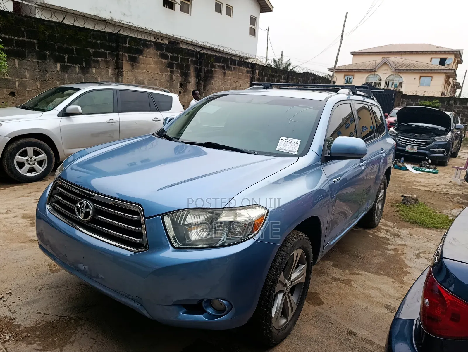 Toyota Highlander 2008 Blue