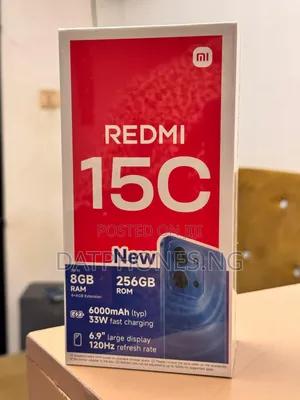 New Xiaomi Redmi 15C 4G 256 GB