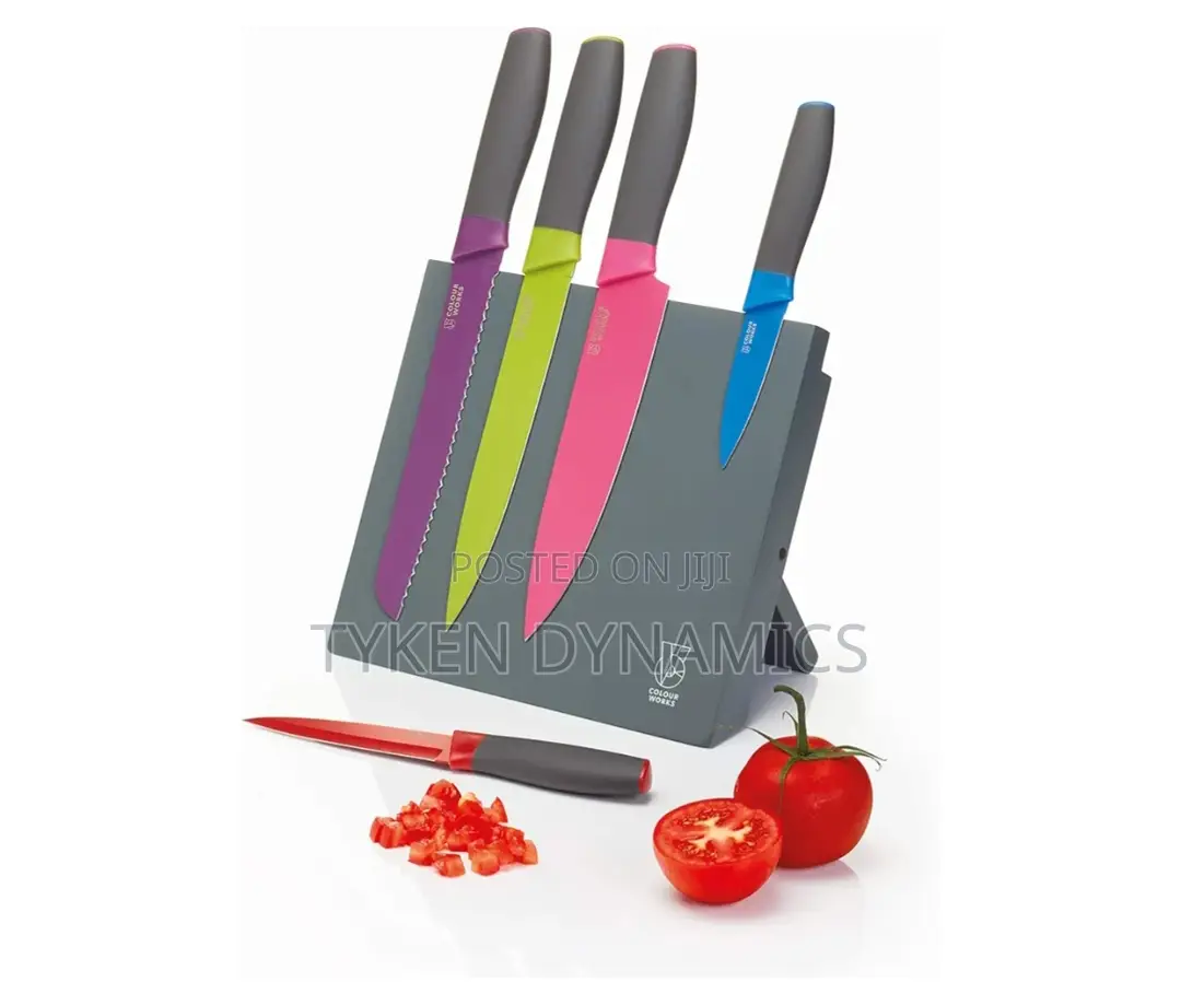 5pcs Colour Block Knife Set