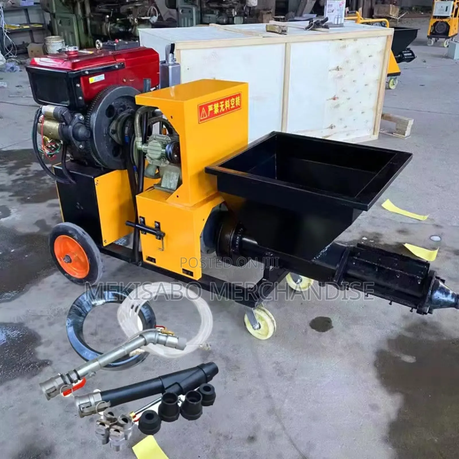 Wall Cement Plastering Mortar Spraying Machine