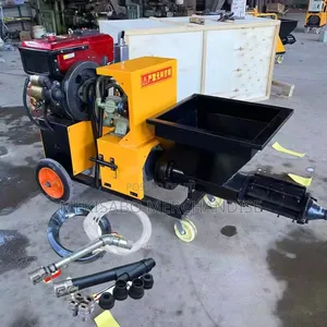 Wall Cement Plastering Mortar Spraying Machine